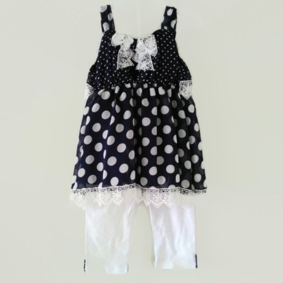 Little Lass 2-piece Polka Dot Skimmer Set - Picture 7 of 8